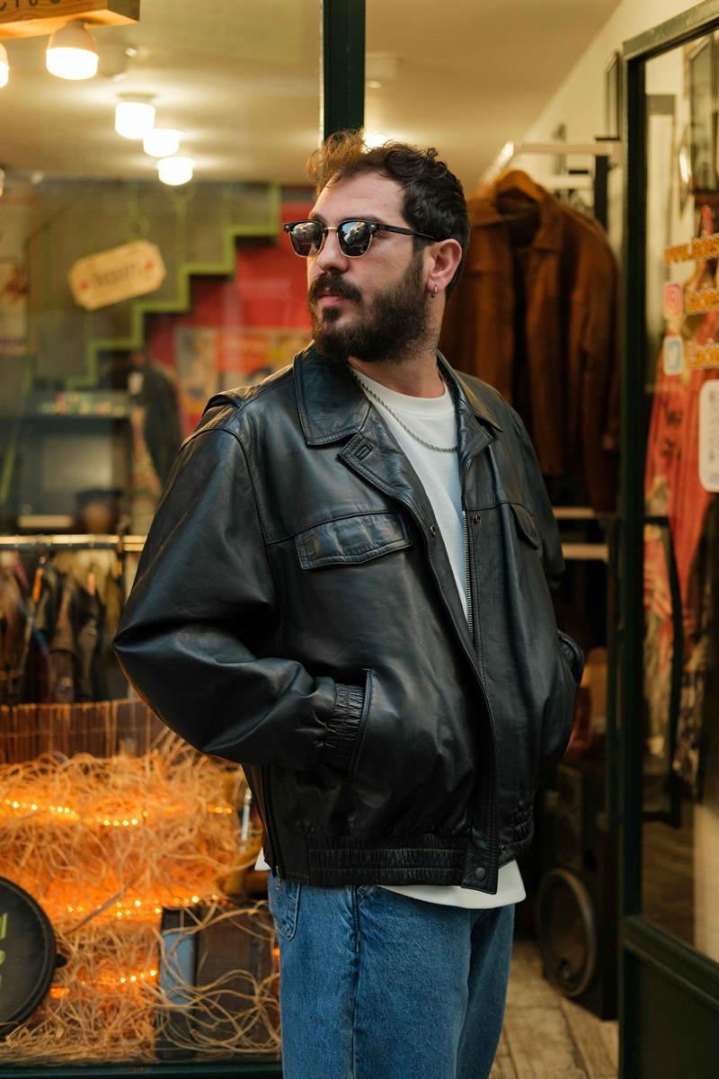 AMERİCAN BOMBER DERİ CEKET