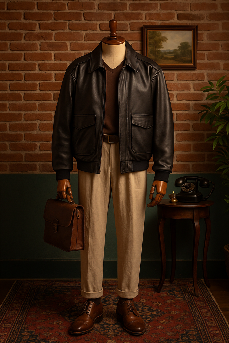 American Bomber Deri Ceket