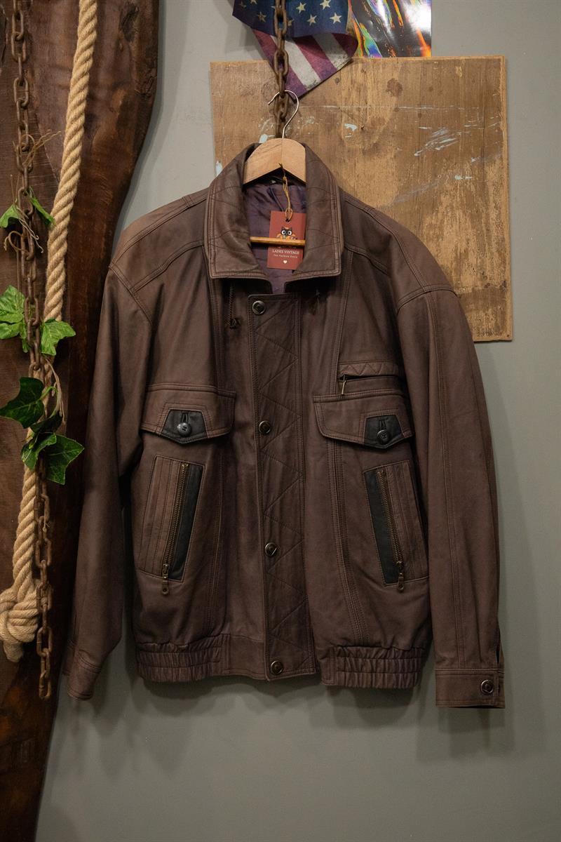 American Bomber Model Deri Ceket