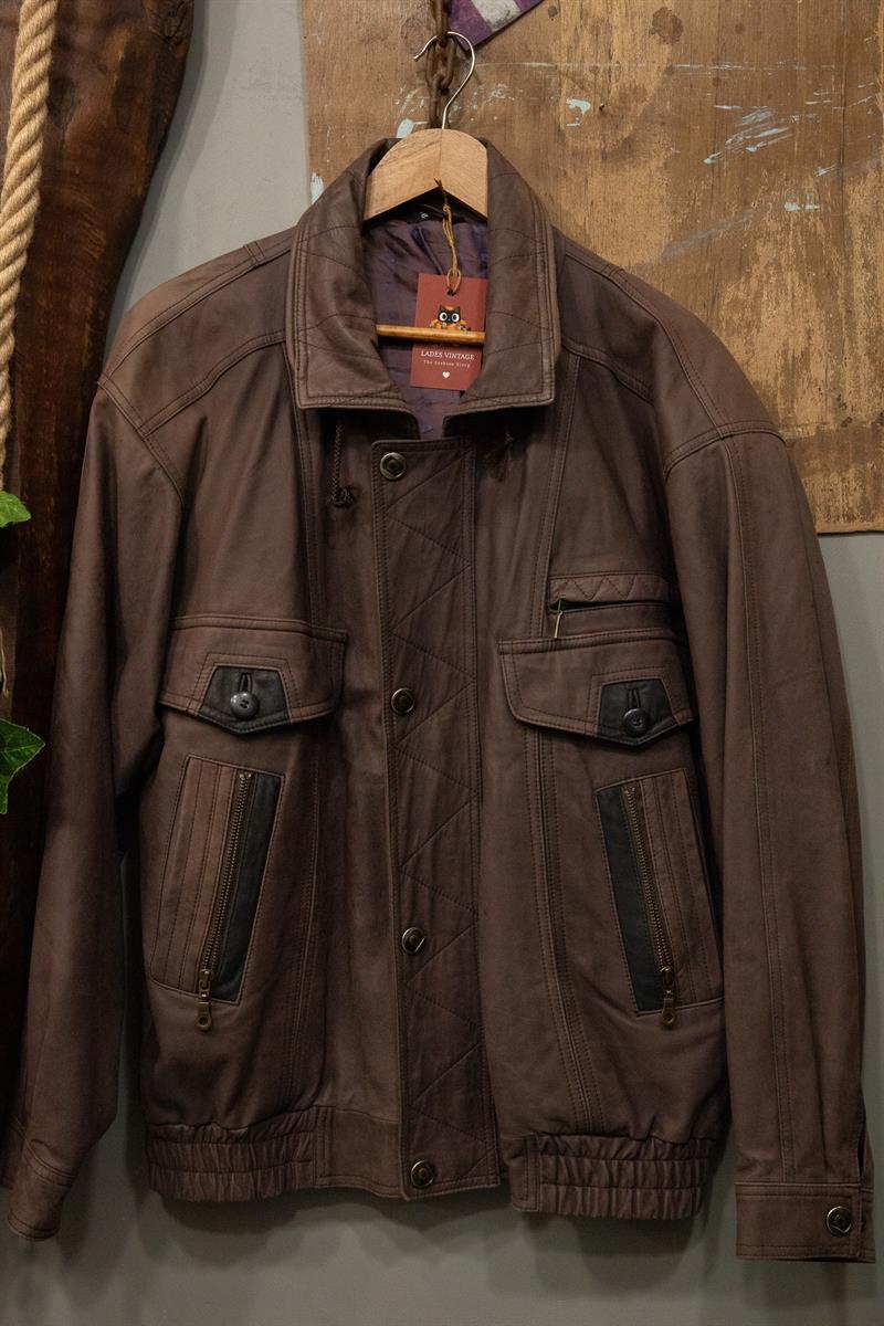 American Bomber Model Deri Ceket