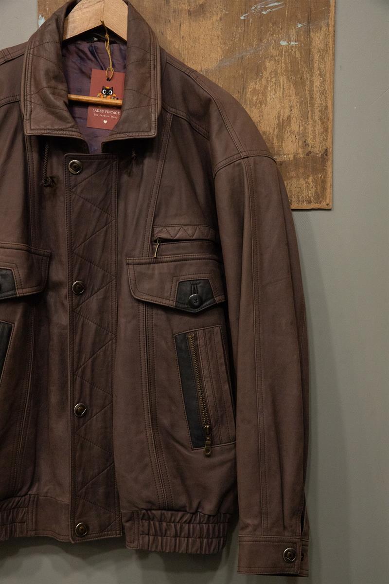 American Bomber Model Deri Ceket