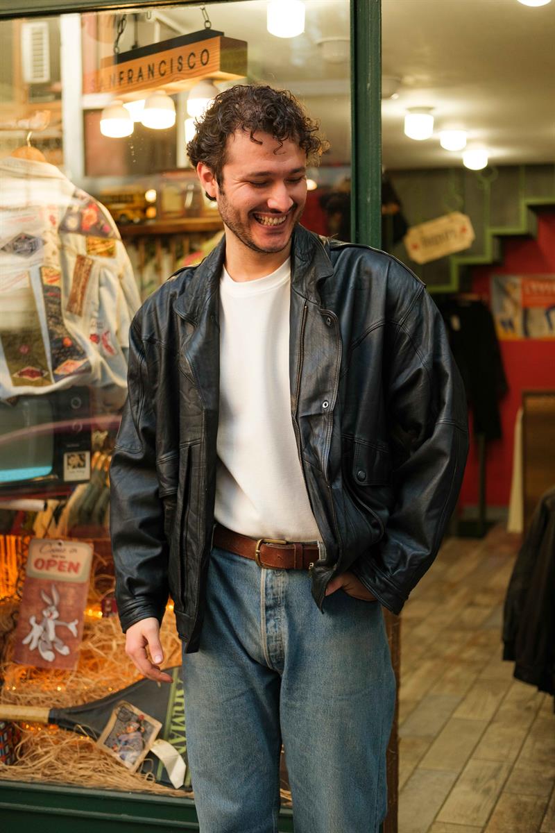 American Bomber Model Unisex Deri Ceket