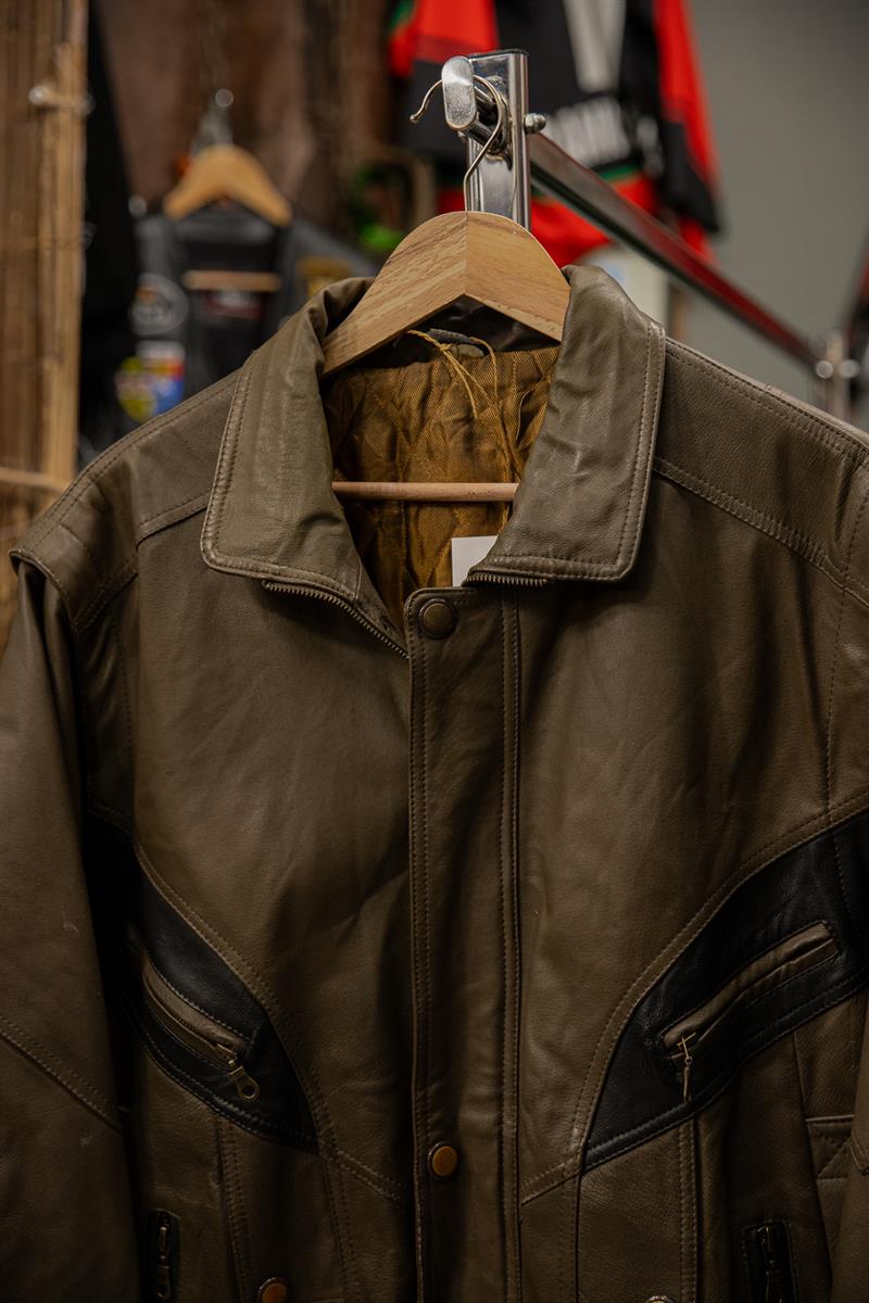 American Bomber Yelek Model Unisex Deri Ceket