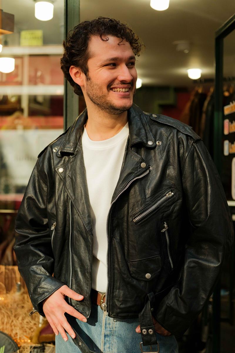 American BRANDO Biker Unisex Deri Ceket