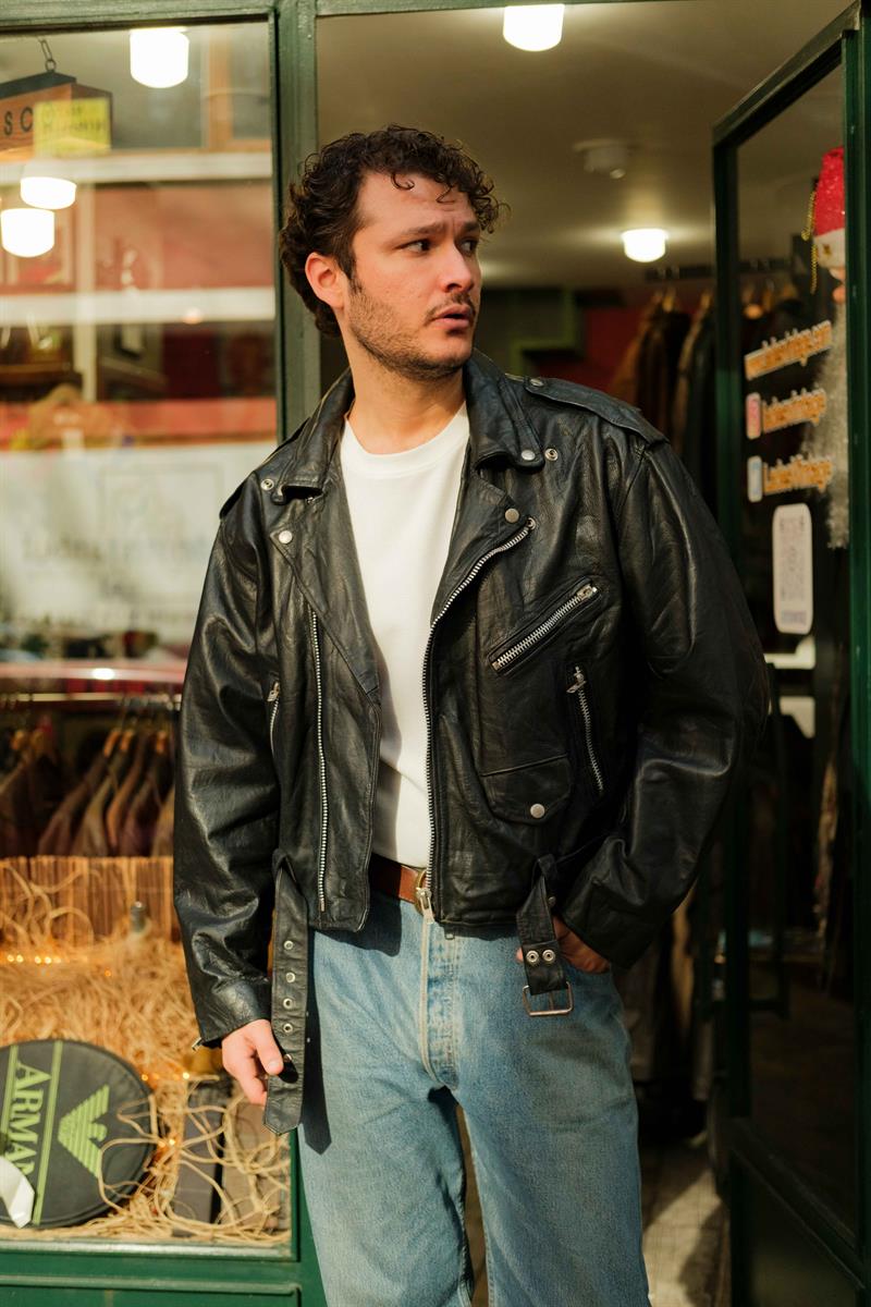 American BRANDO Biker Unisex Deri Ceket