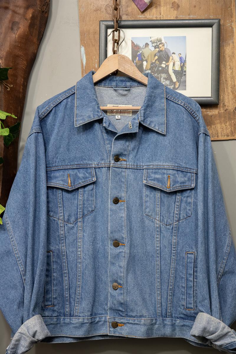 American Kalıp Oversize Kot Ceket