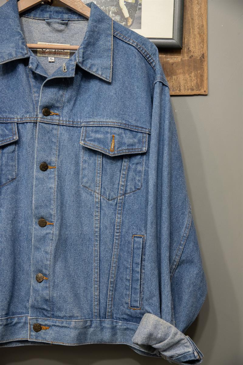 American Kalıp Oversize Kot Ceket