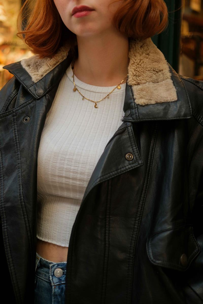 American Vintage Bomber Vegan Deri Ceket