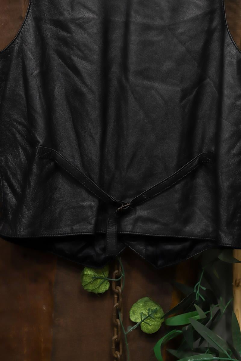 American Western Deri Yelek/Ceket