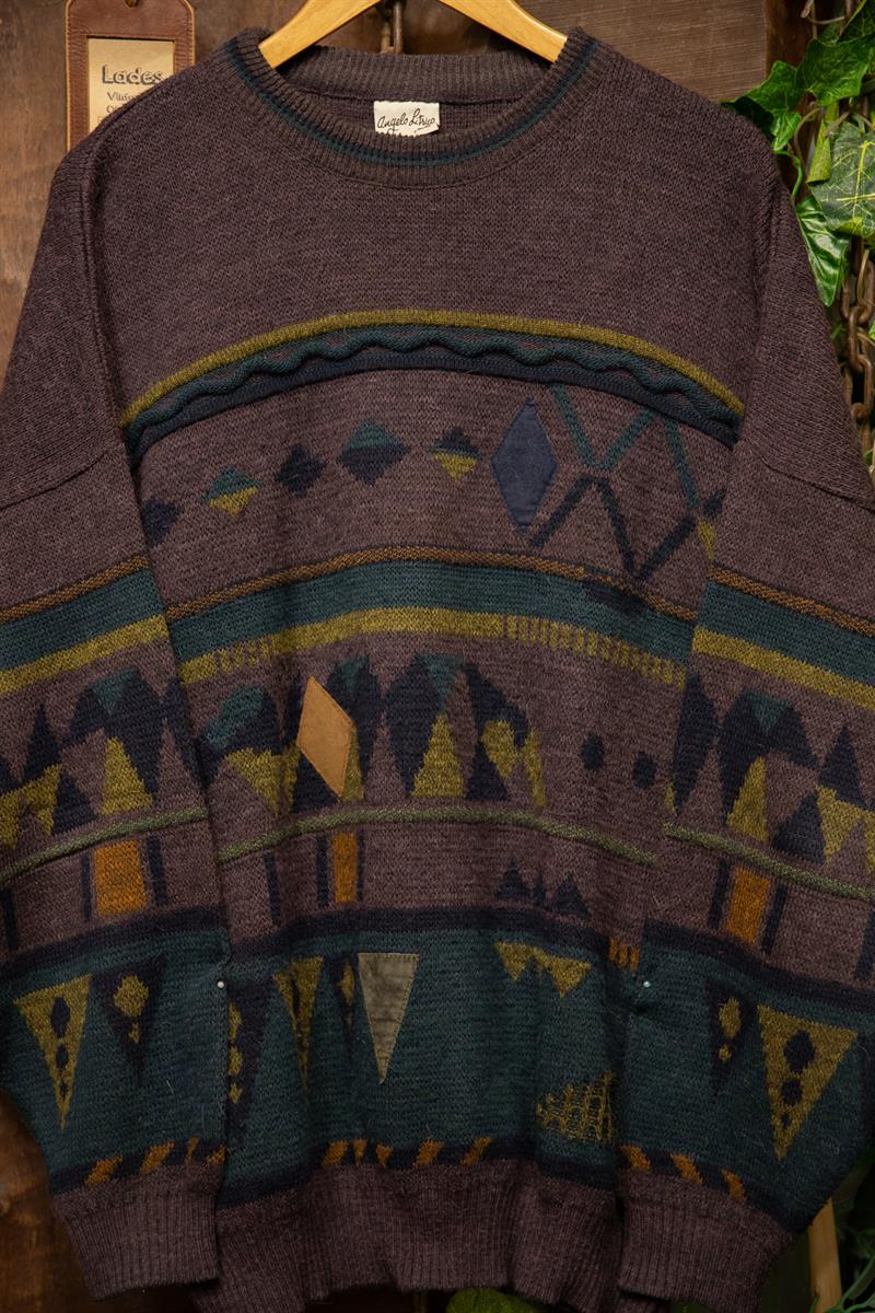 Angelo Litrico Purple Oversize Kazak
