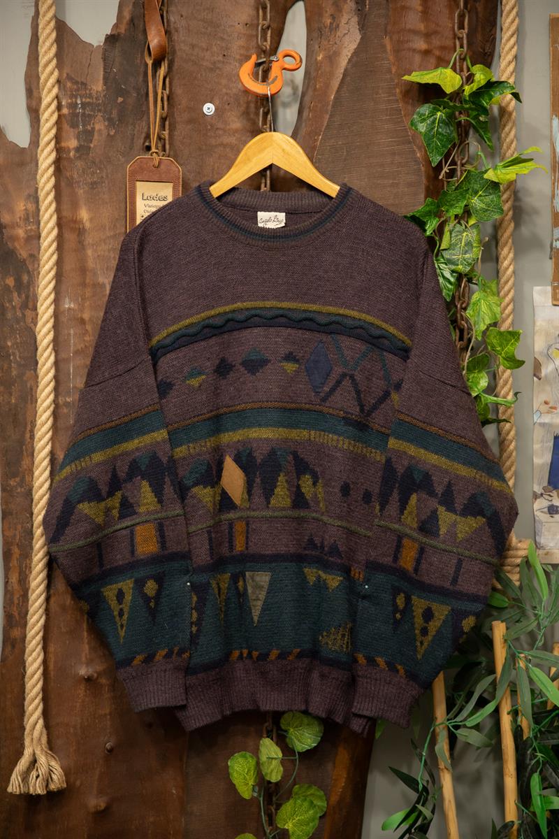 Angelo Litrico Purple Oversize Kazak