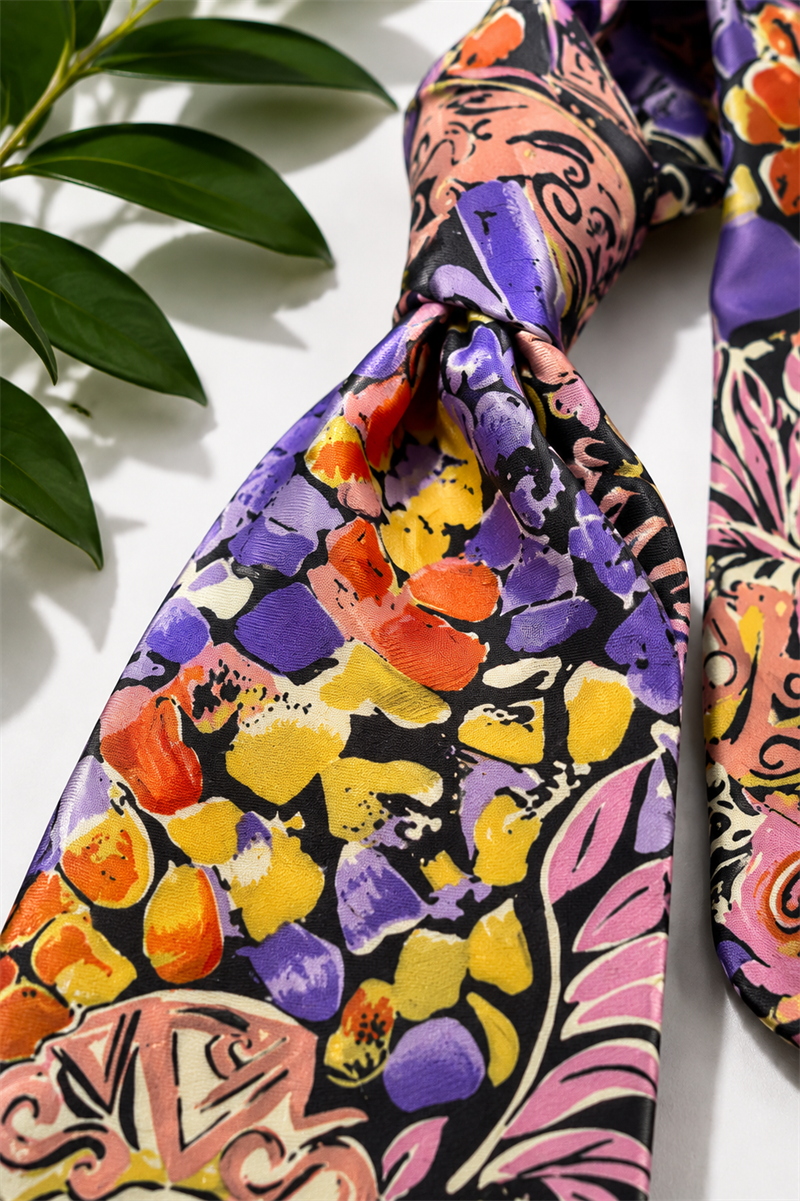 Art&Floral Printed Kravat