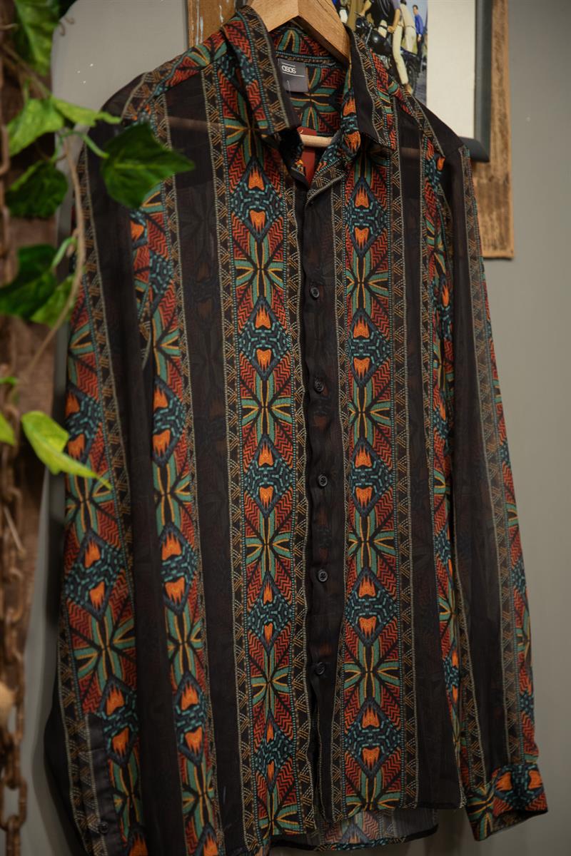 asos 90s Etnik Kadın Gömlek