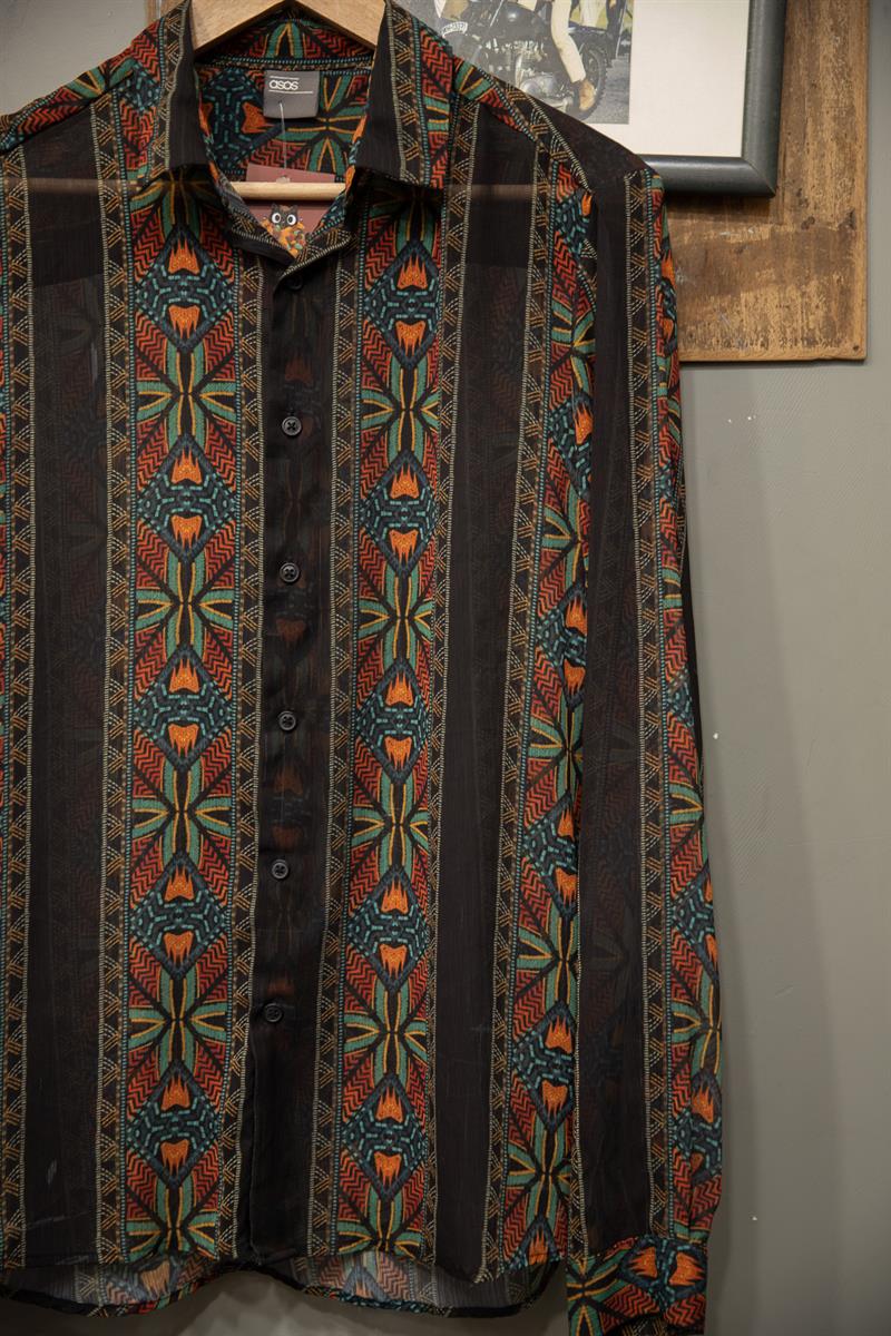 asos 90s Etnik Kadın Gömlek