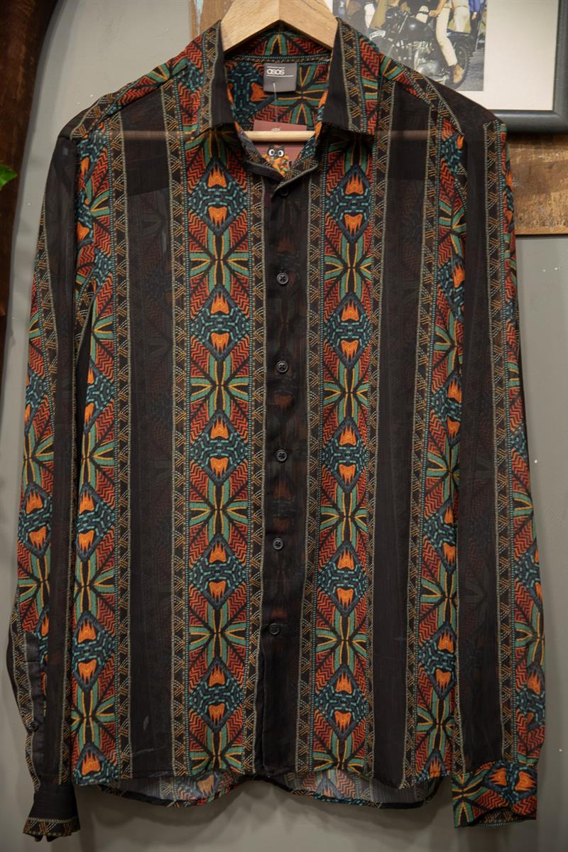 asos 90s Etnik Kadın Gömlek