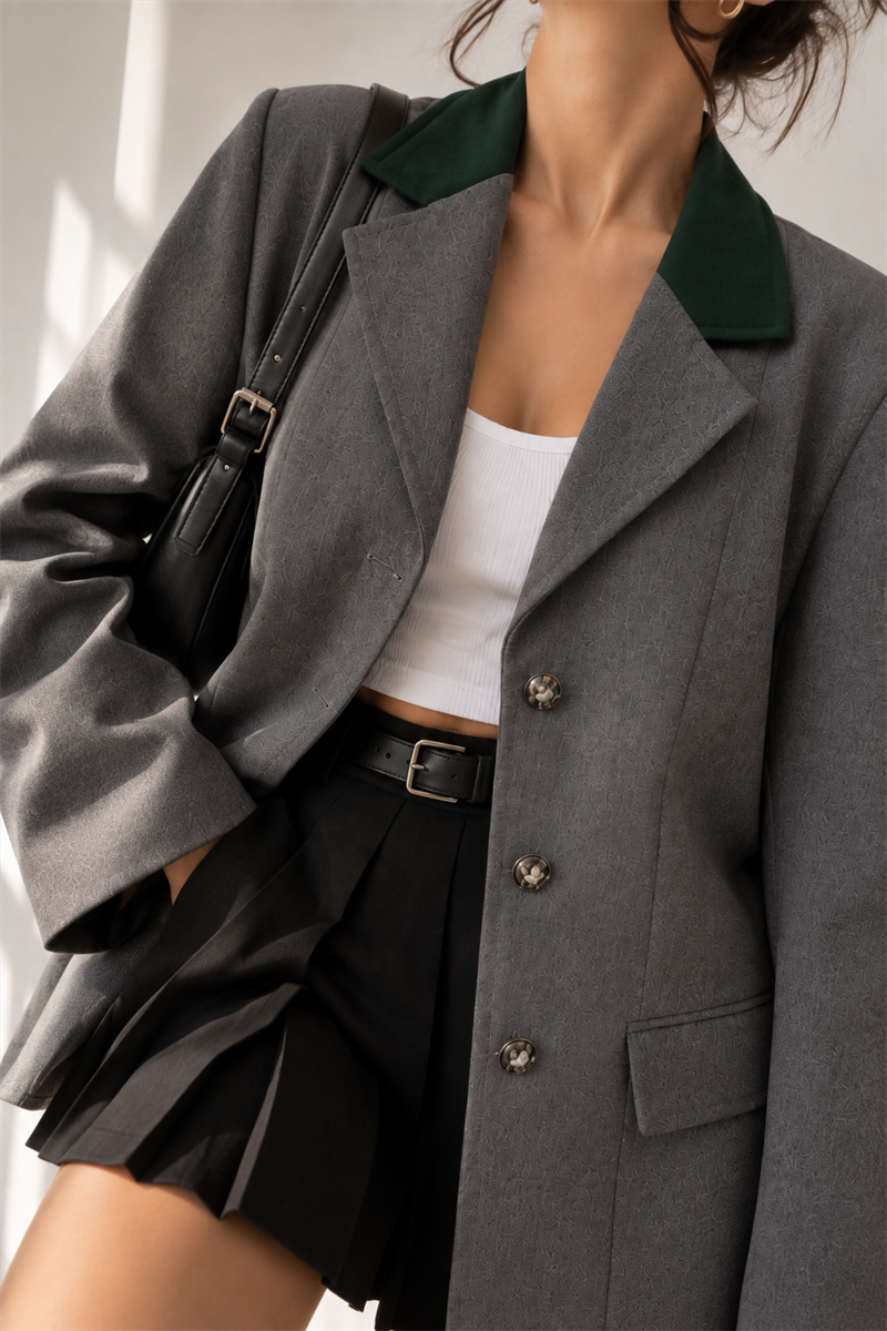Austrian 80/90s Wool Blazer Ceket