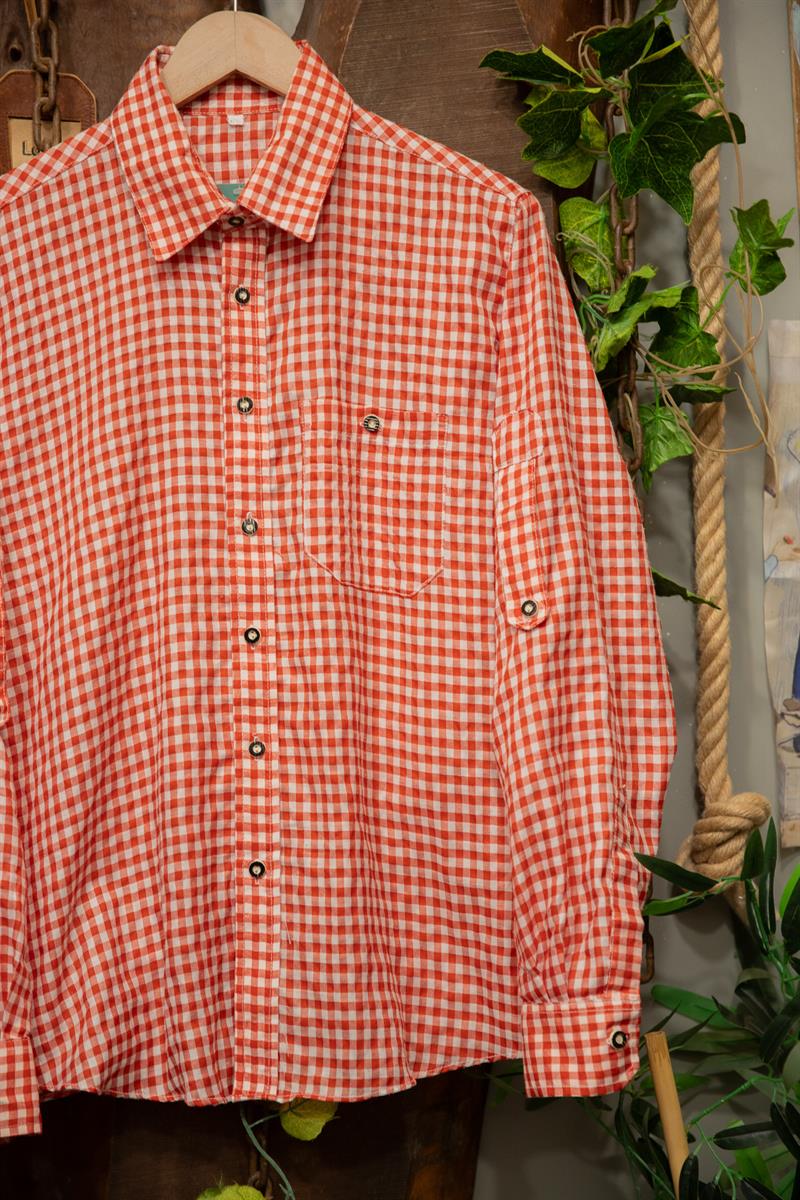 Austrian 90s Preppy Kare Gömlek