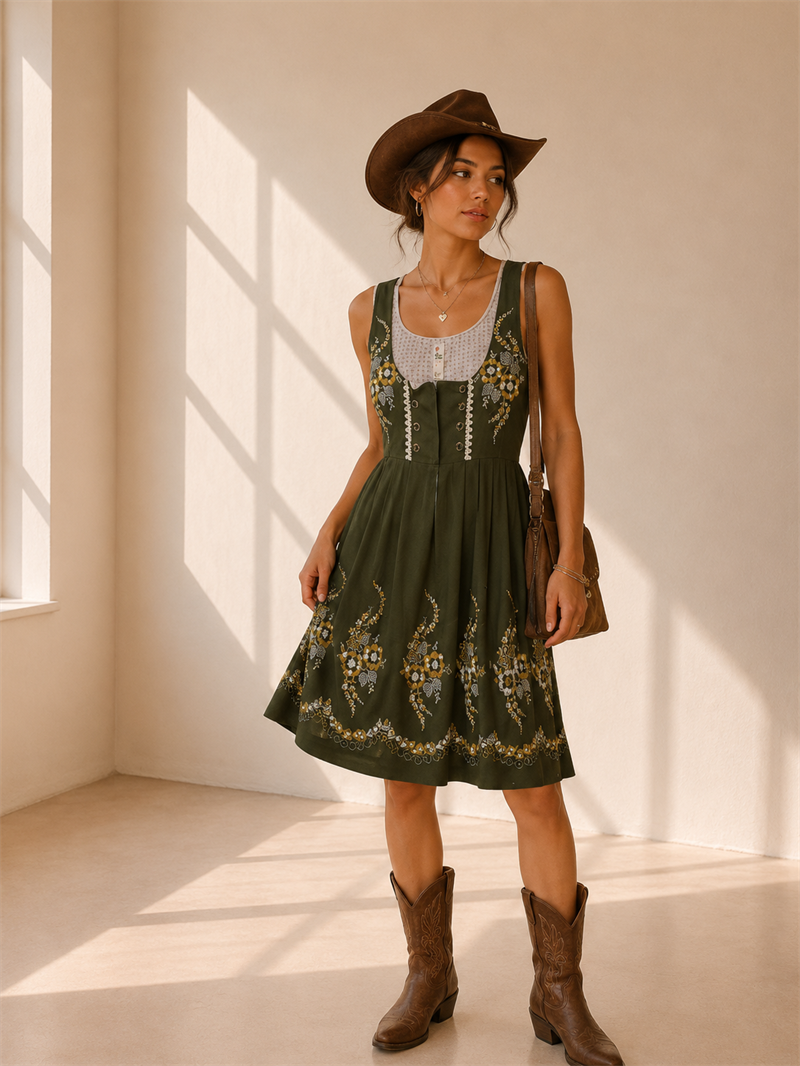 Austrian Bavarian Geleneksel Elbise