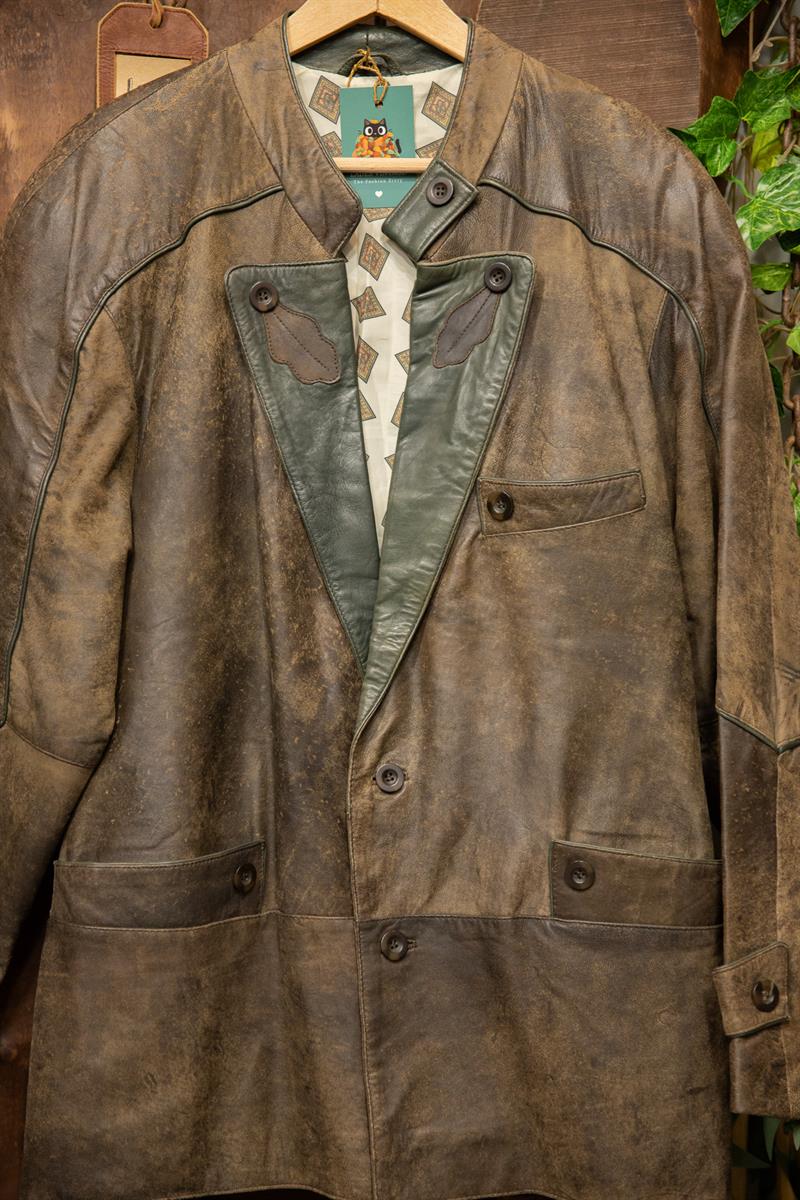 Austrian Bavyera Blazer Deri Ceket