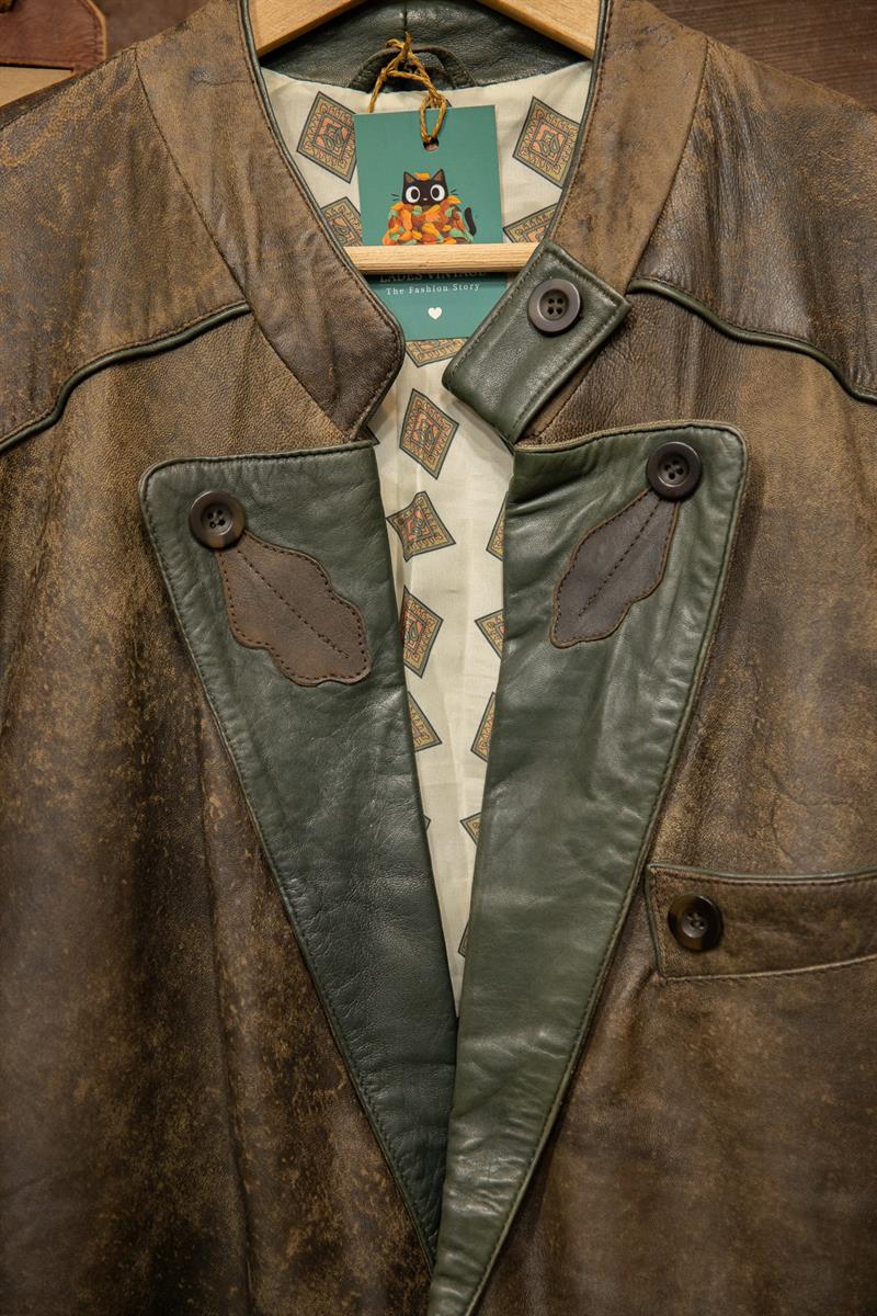 Austrian Bavyera Blazer Deri Ceket