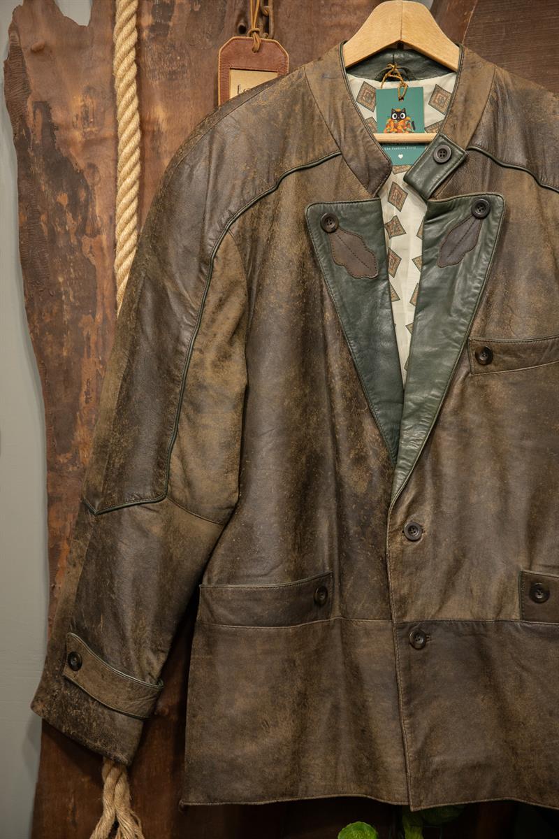 Austrian Bavyera Blazer Deri Ceket