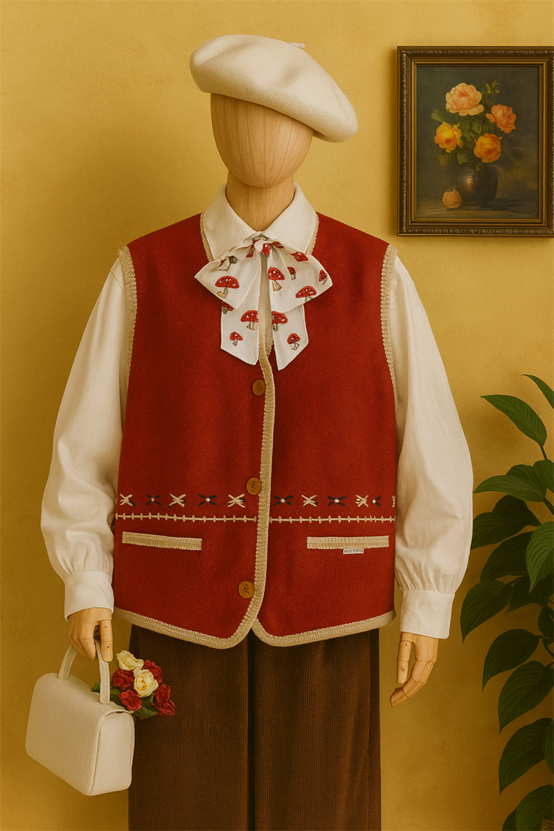 Austrian Bavyera Cherry Yelek