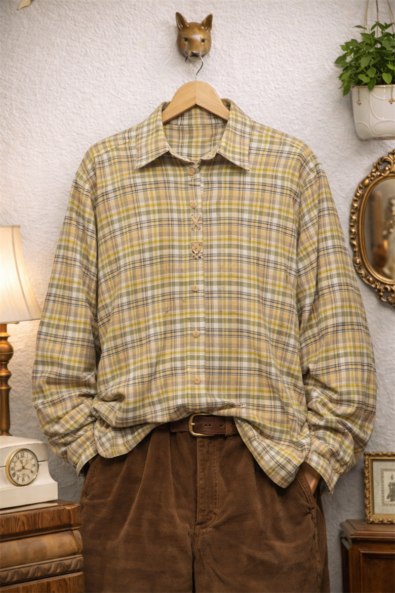 Austrian Bavyera Ekoseli Gömlek