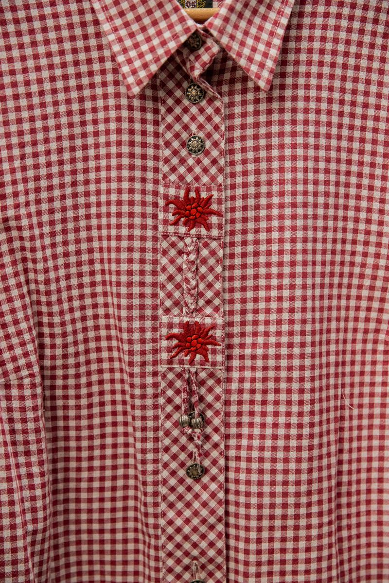 Austrian Bavyera Model Kadın Ekose Gömlek