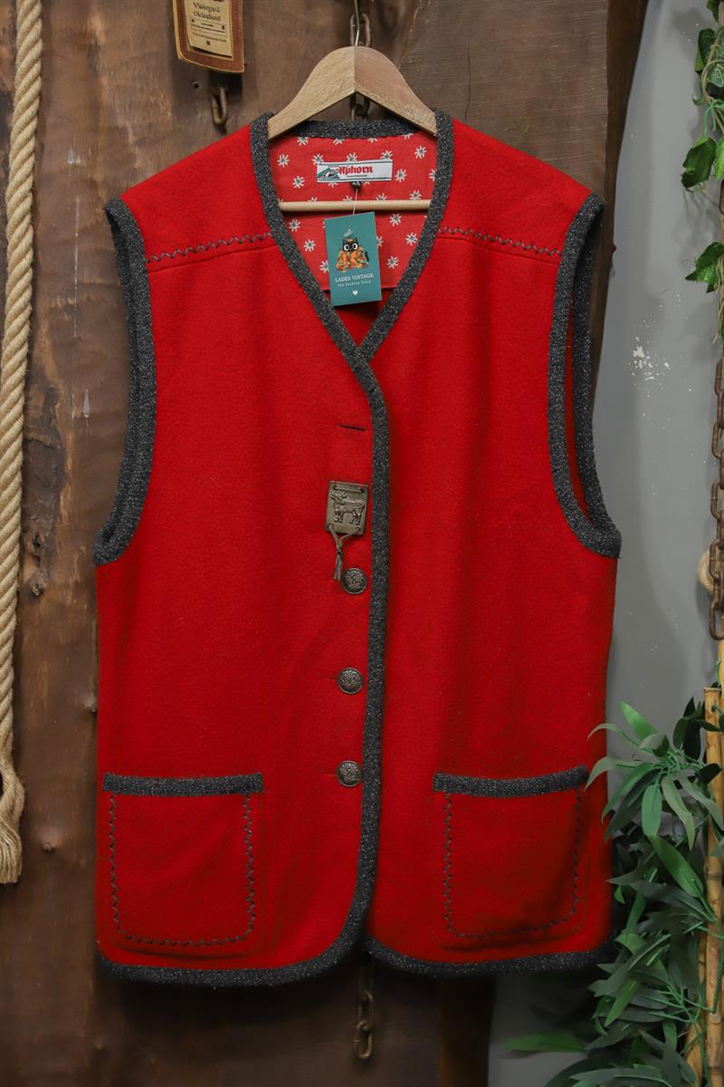 Austrian Bavyera Wool Yelek/Ceket