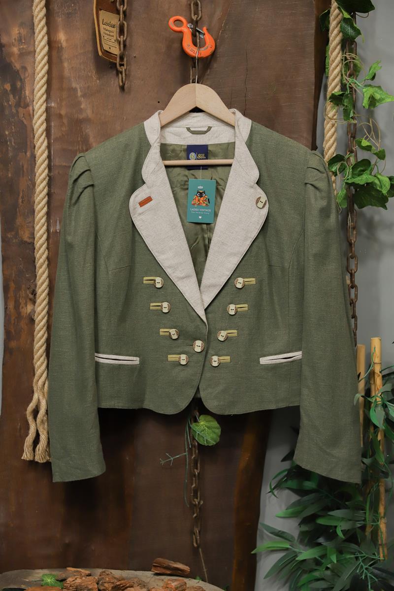 Austrian Cropped Bavyera Ceket