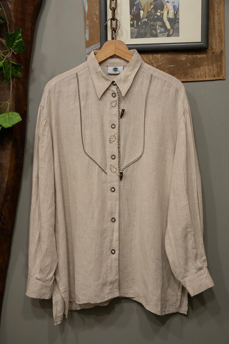 Austrian Keten Bavyera Gömlek