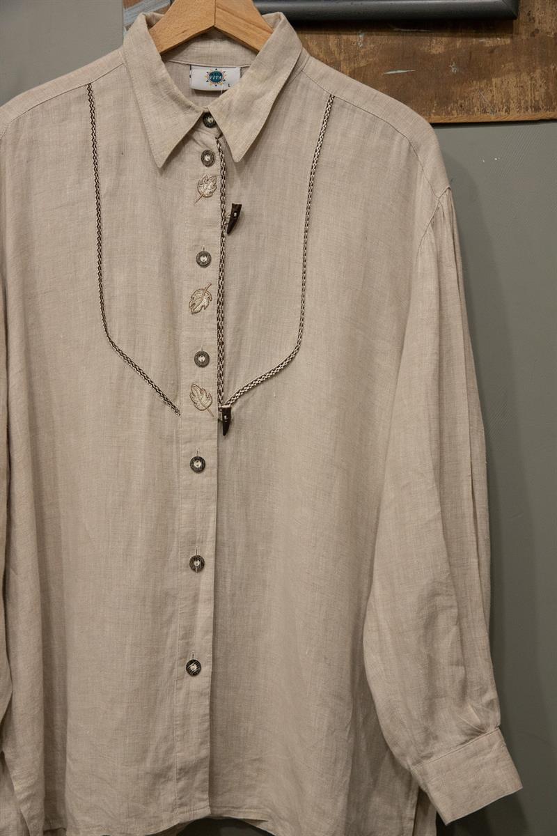 Austrian Keten Bavyera Gömlek