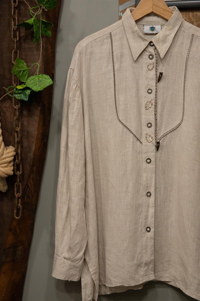 Austrian Keten Bavyera Gömlek