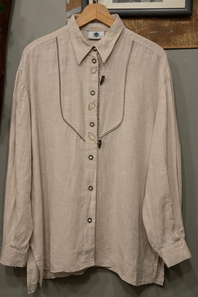 Austrian Keten Bavyera Gömlek