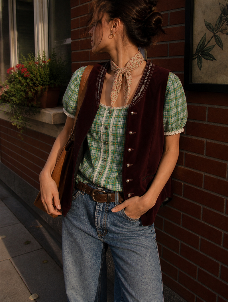 Austrian Velvet Kadife Vest