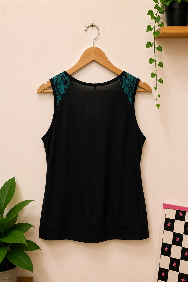 Bağcıklı Gothic Bluz