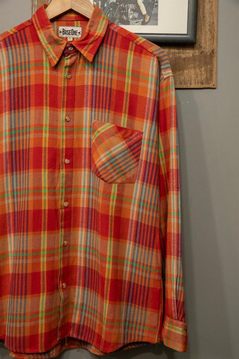 BASEONE İtalian Ekoseli Gömlek