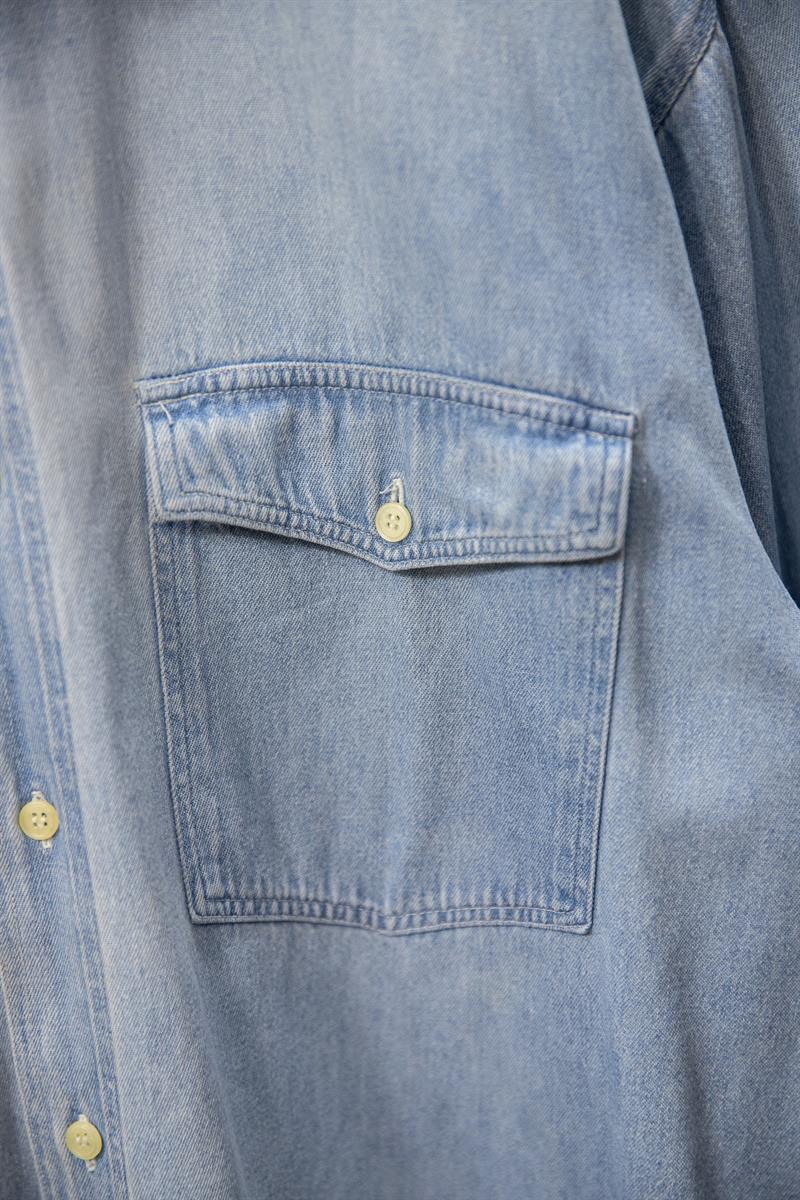 BASİC MODEL UNİSEX KOT GÖMLEK