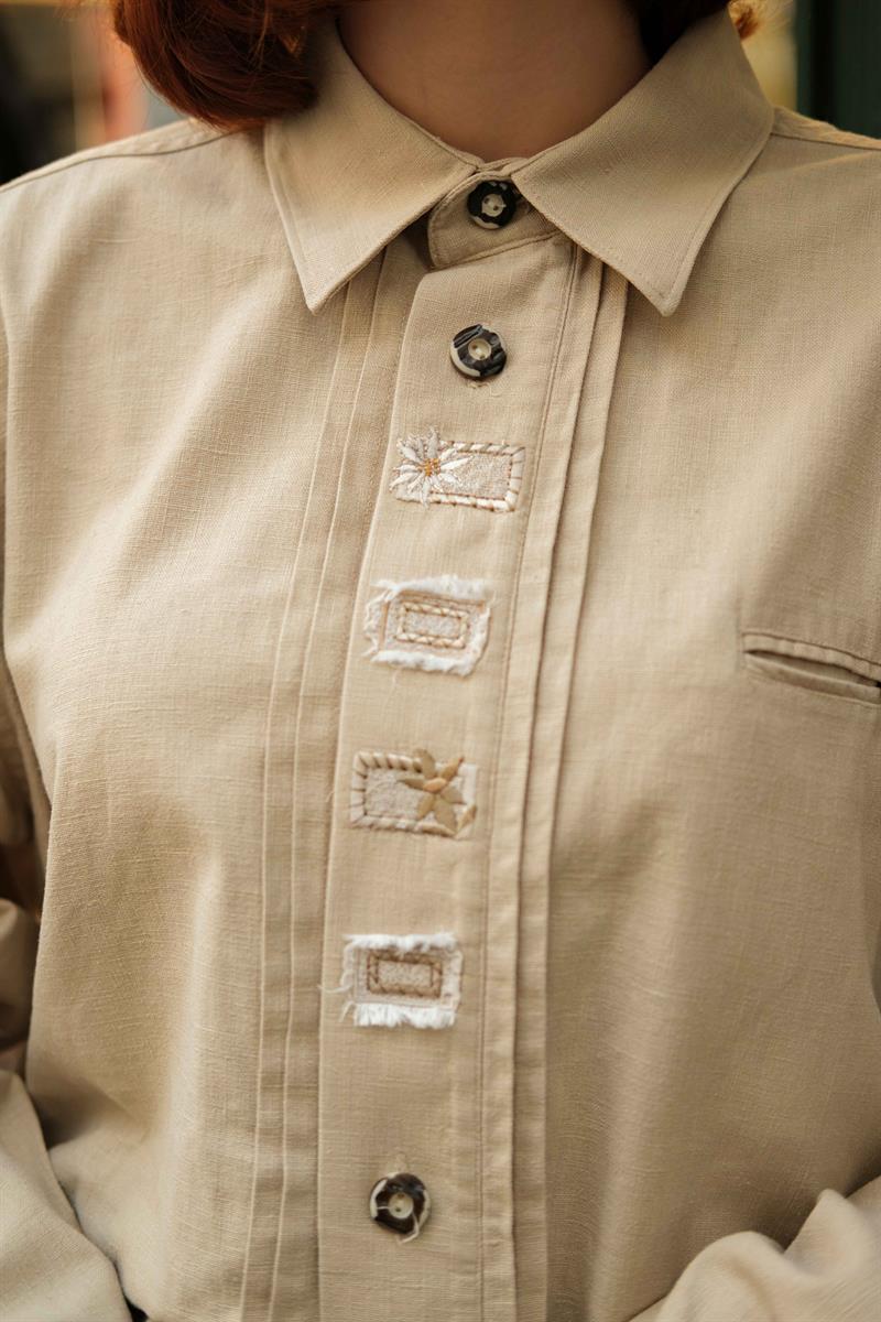 BAVYERA MODEL KETEN GÖMLEK