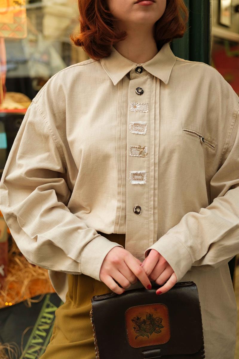 BAVYERA MODEL KETEN GÖMLEK