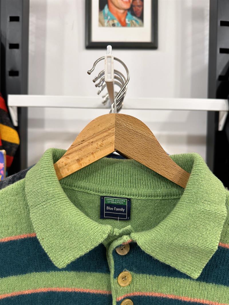 BENETTON RENKLİ VİNTAGE KAZAK