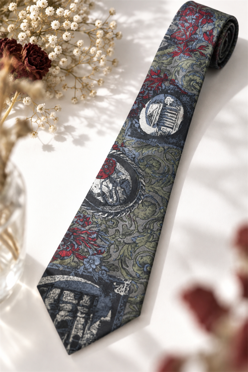 Bialucci Italy Rose Kravat