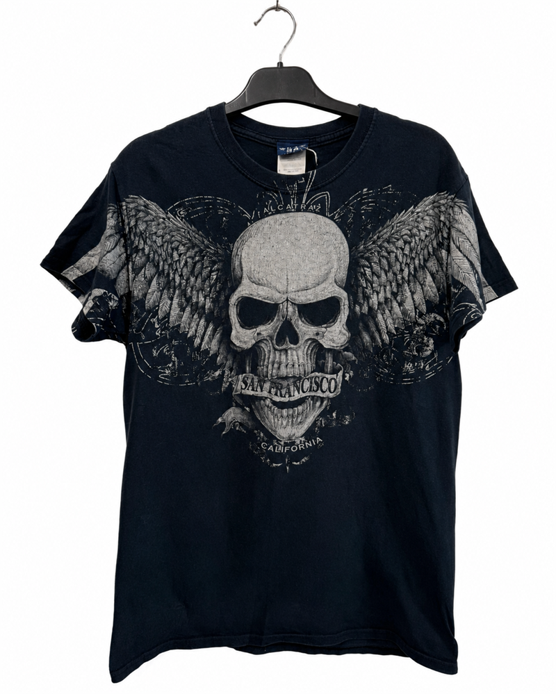 Biker-Core Kuru Kafa Tişört