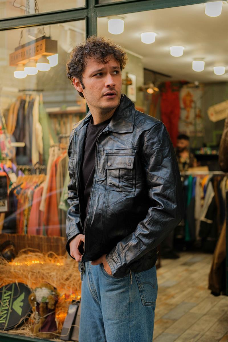 Biker Vintage Unisex Deri Ceket