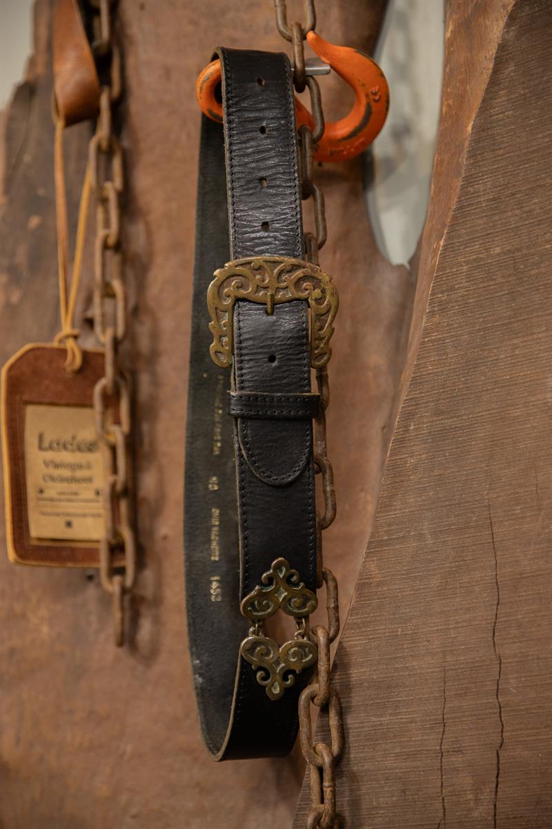 Black 90s Classic Deri Kemer