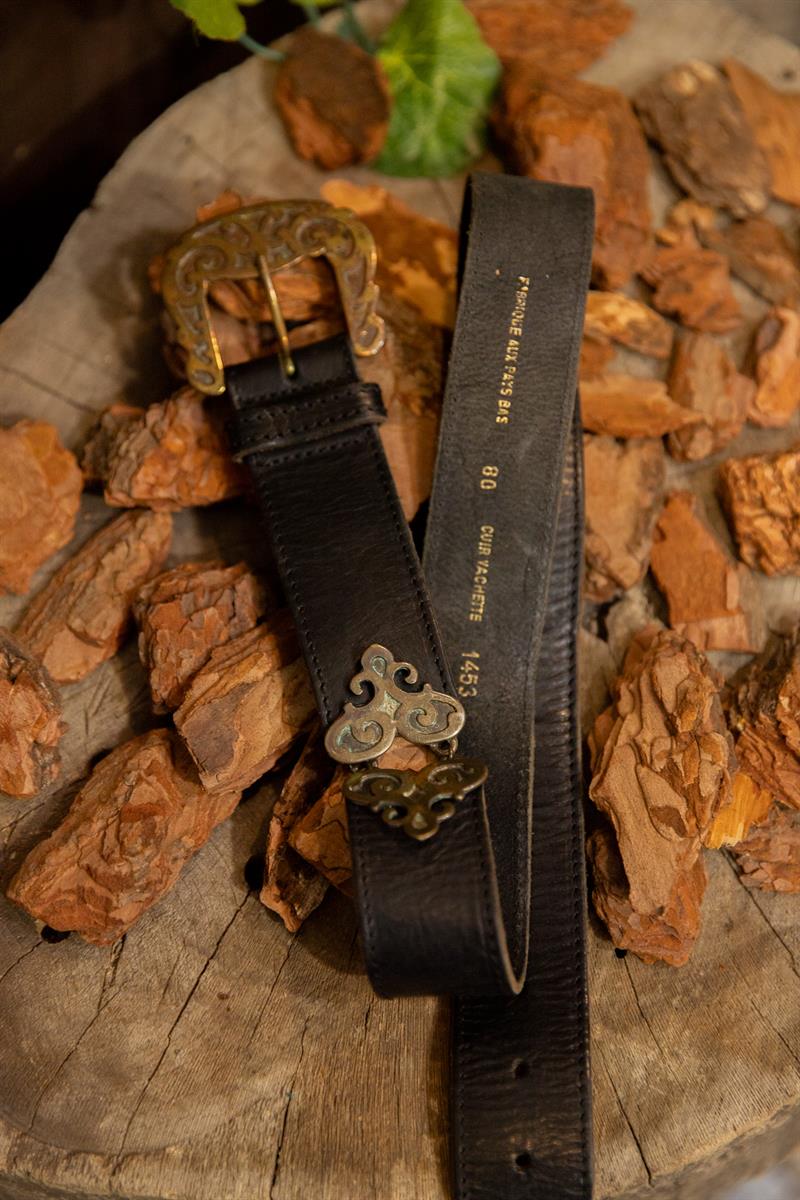 Black 90s Classic Deri Kemer