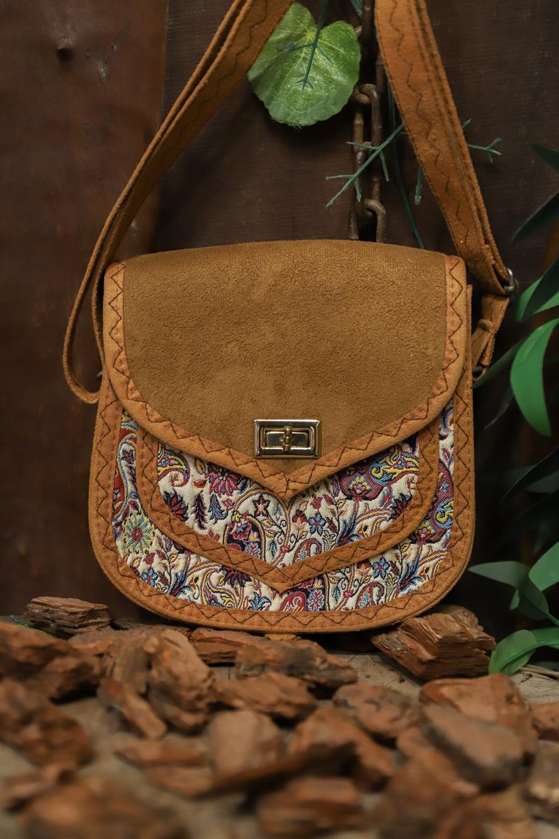 Bohemian Suede Ethnic Çanta