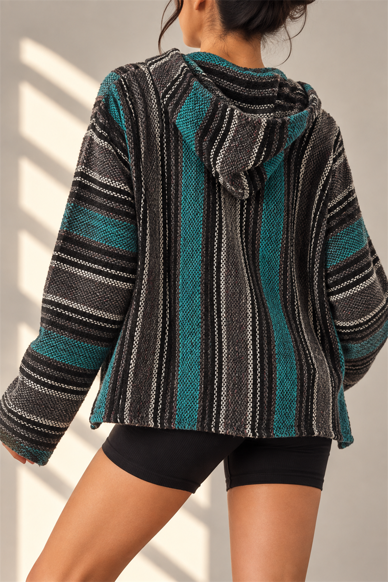 Boho Surf/Hippie Ponço Sweatshirt/Hoodie