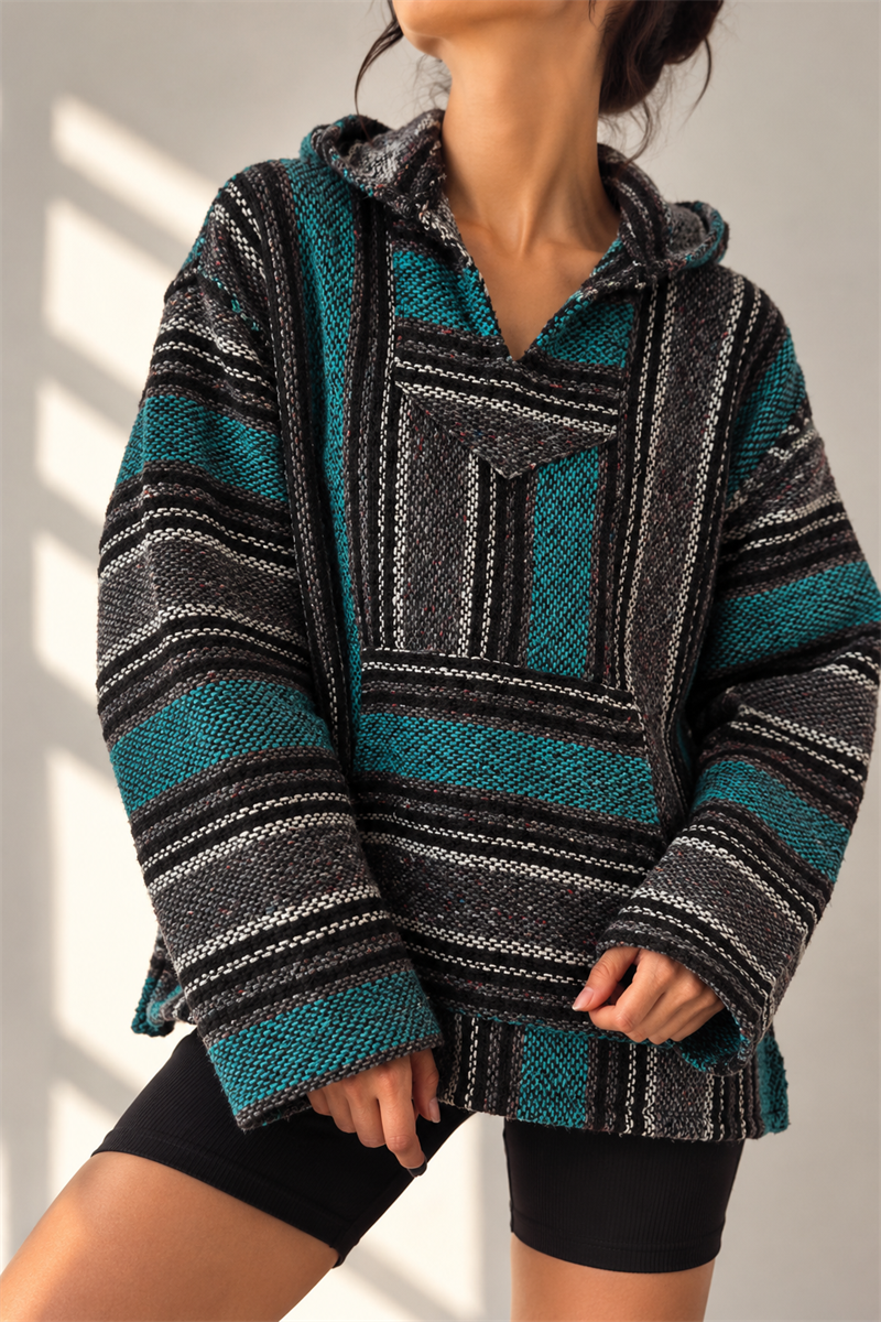 Boho Surf/Hippie Ponço Sweatshirt/Hoodie