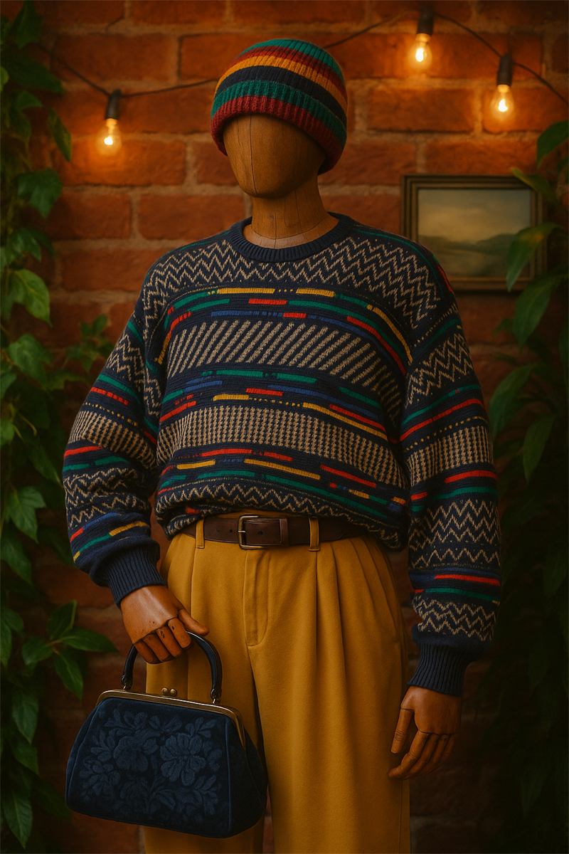 Bold Knit Salaş Örme Kazak